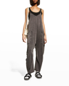 Fp Movement By Free People Hot Shot Slouchy Jumpsuit In Black