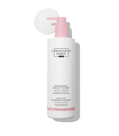 CHRISTOPHE ROBIN DELICATE VOLUMIZING SHAMPOO WITH ROSE EXTRACTS (500ML)