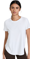Beyond Yoga Plus On The Down Low Bopo Tee In Cloud White
