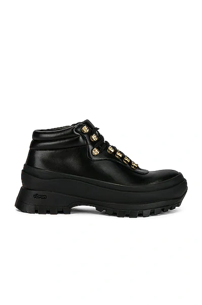 Jil Sander Ankle Boots In Black