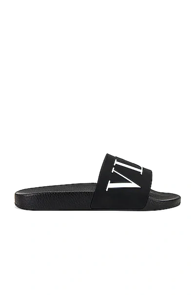 Valentino Garavani Man Sandals White Size 7 Rubber In Black