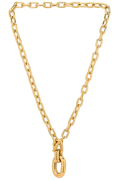 Rabanne Hoop-pendant Chain Necklace In Gold