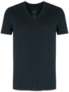 Armani Exchange V-neck T-shirt In Navy Blue