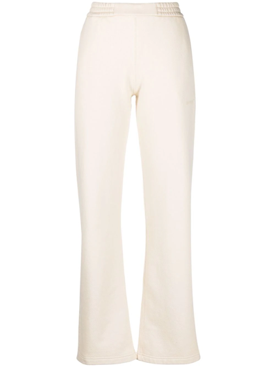 Off-white Diag Flared Track Pants In Neutrals