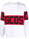 GCDS LOGO CREW-NECK SWEATSHIRT