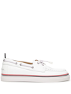 THOM BROWNE TOGGLE FASTENING BOAT SHOES