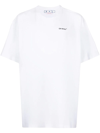 Off-white Ss22 Printing Round Neck Pullover Short Sleeve Ordinary Version White In Weiss