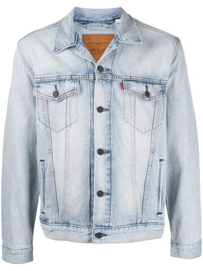 Levi's Blue Vintage Fit Trucker Denim Jacket In Early Light