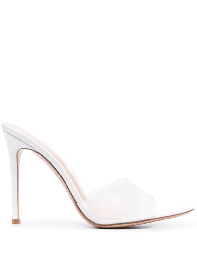 Gianvito Rossi Elle Open-toe Sandals In White
