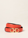 FERRAGAMO GANCINI REVERSIBLE LEATHER BELT,354158004