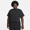 Nike Women's  Sportswear Essential T-shirt (plus Size) In Black