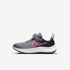 Nike Star Runner 3 Little Kids' Shoes In Smoke Grey,black,siren Red