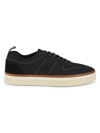 Vince Camuto Men's Rafferty Leather Sneakers In Black