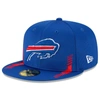 NEW ERA NEW ERA ROYAL BUFFALO BILLS 2021 NFL SIDELINE HOME 59FIFTY FITTED HAT