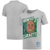 MITCHELL & NESS YOUTH MITCHELL & NESS KEVIN GARNETT GRAY MINNESOTA TIMBERWOLVES HARDWOOD CLASSICS KING OF THE COURT 