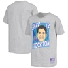 Mitchell & Ness Youth  John Stockton Gray Utah Jazz Hardwood Classics King Of The Court Player T-shir In Gray