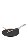 Le Creuset Toughened Nonstick Pro 11in Crepe Pan With $12 Credit In Black