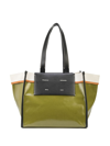Proenza Schouler White Label Large Morris Coated Tote Bag In Olive