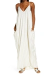 ELAN V-NECK COVER-UP MAXI SLIPDRESS