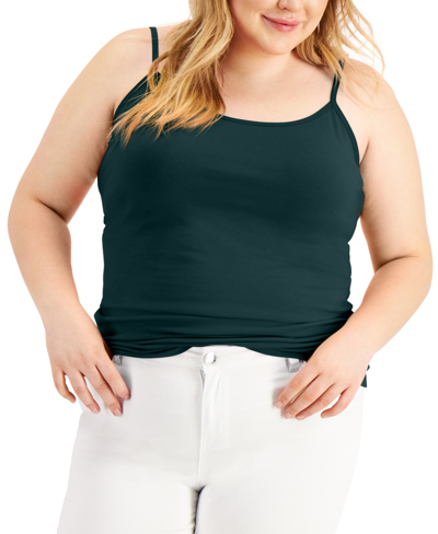 Aveto Trendy Plus Size Tank Top In Ponderosa Pine