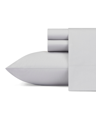 Nautica Solid Cotton Percale 4-piece Sheet Set, Full In Sailing Salt