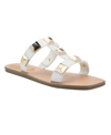 Marc Fisher Women's Bonis Studded Slide Sandals Women's Shoes In Chic Cream