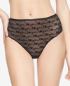 Calvin Klein Women's Limited Edition I Love You High-leg Tanga Underwear In Black