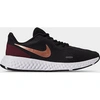 Nike Women's Revolution 5 Running Sneakers From Finish Line In Black/metallic Copper/night Maroon