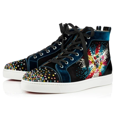 Christian Louboutin multi Louis Strass Loubiguana High-Top Sneakers