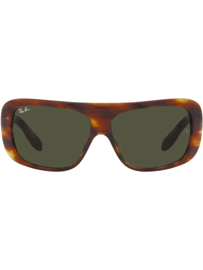 Ray Ban Blair Tortoiseshell Sunglasses In Havane_vert_classique_g_15