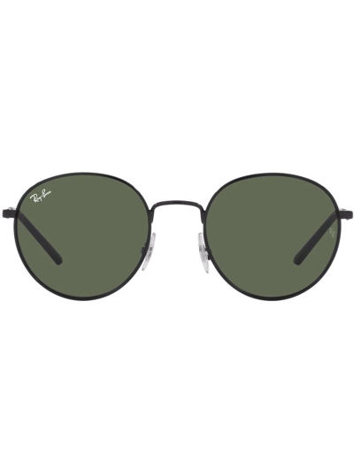 Ray Ban Round-frame Sunglasses In Green