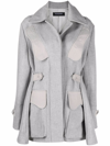Kiko Kostadinov Gellhorn Fitted Jacket In Grey