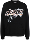 Dsquared2 Logo-print Cotton Jumper In Black