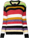 Rta Esme Striped Sweater In Red