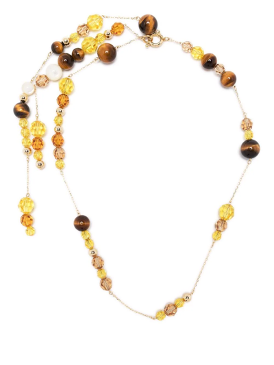 Swarovski Somnia Bead-embellished Necklace In Gelb
