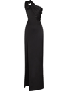 RASARIO ONE-SHOULDER MAXI DRESS