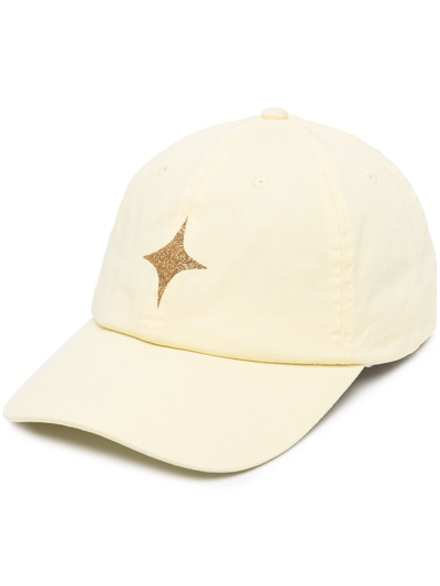 Madison.maison Star Print Cap In Gelb