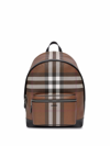 BURBERRY CHECK-PRINT BACKPACK
