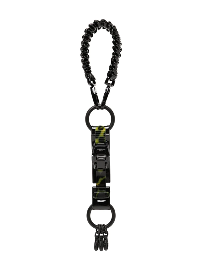 Innerraum Rope Embellished Keychain In Schwarz