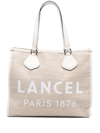 LANCEL LOGO-PRINT TOTE BAG