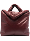 Kassl Editions Large Oil-coated Pillow Bag In Rot