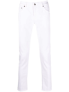 DONDUP BLEACHED STRAIGHT-LEG JEANS