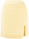 BOTTEGA VENETA HIGH-WAISTED KNITTED SKIRT