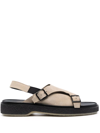 ADIEU SIDE-BUCKLE SANDALS