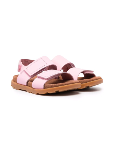 Camper Kids' Brutus Touch-strap Gladiator Sandals In Pink