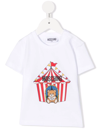 Moschino Logo-print Short-sleeve T-shirt In White