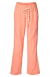 ROXY OCEANSIDE LINEN BLEND BEACH PANTS