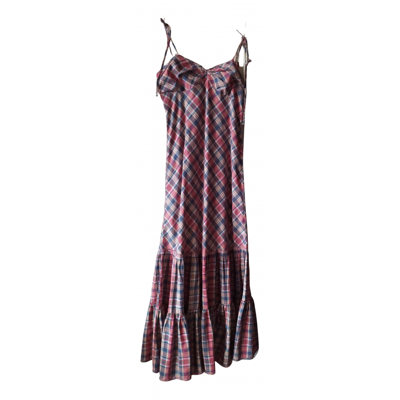 Pre-owned Tommy Hilfiger Maxi Dress In Multicolour