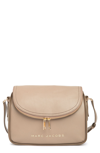 Marc Jacobs The Groove Leather Messenger Bag In Greige