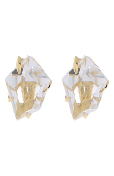 Alexis Bittar 14k Yellow Gold Kite Stud Earrings In Cq 14kyg